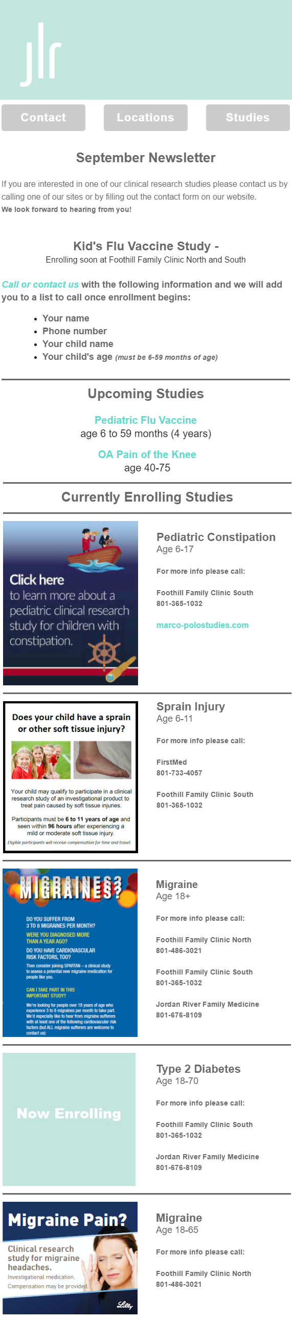 September 2016 Newsletter