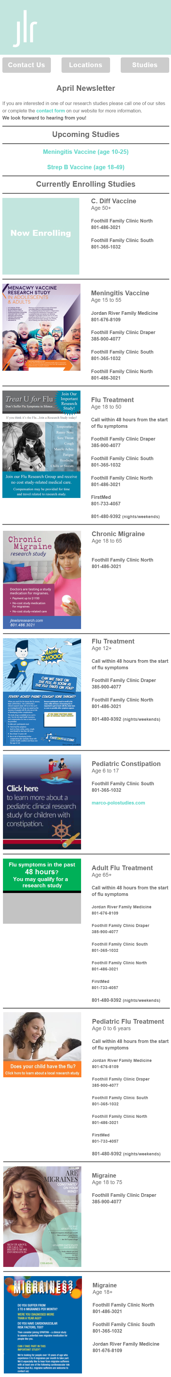 April 2017 Newsletter