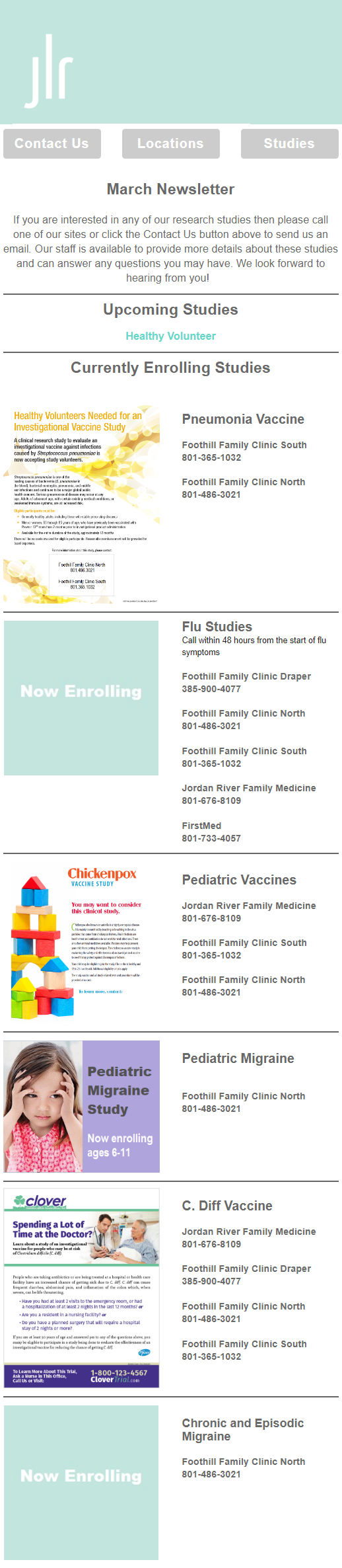 March 2018 newsletter